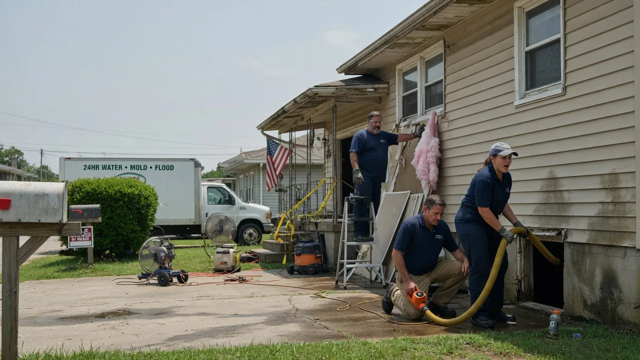 Water Damage Repair in Gause, TX near me